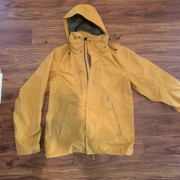 Decathlon Quechua 800, 4x1 Men's Winter Insulated Waterproof Backpacking Jacket - Picture 1 of 10